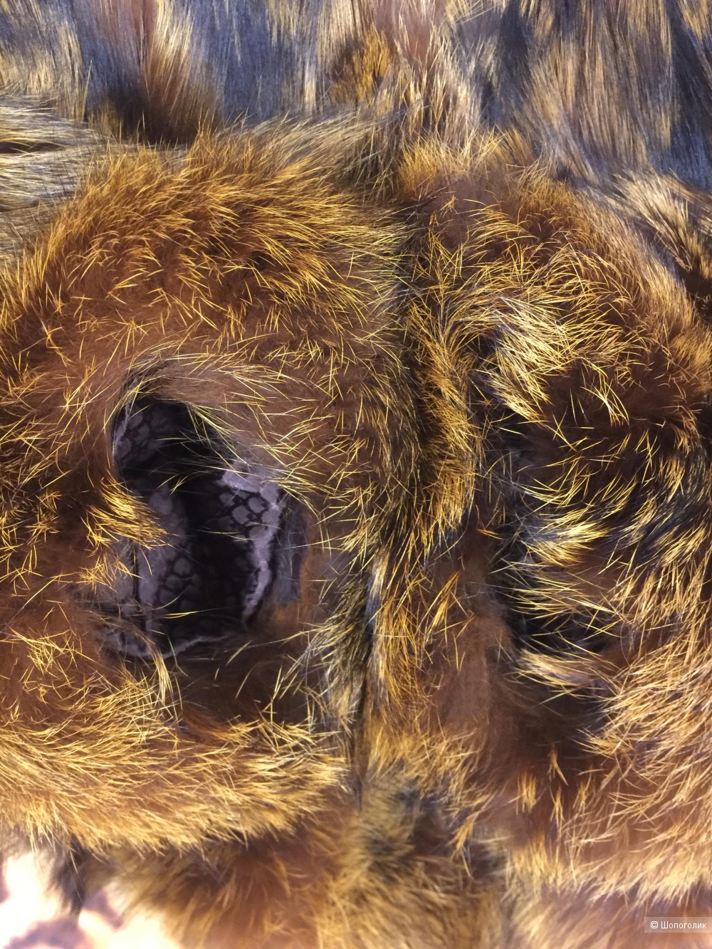 Шуба из чернобурой лисы Зверохозяйство Вятка размер ru 48 L