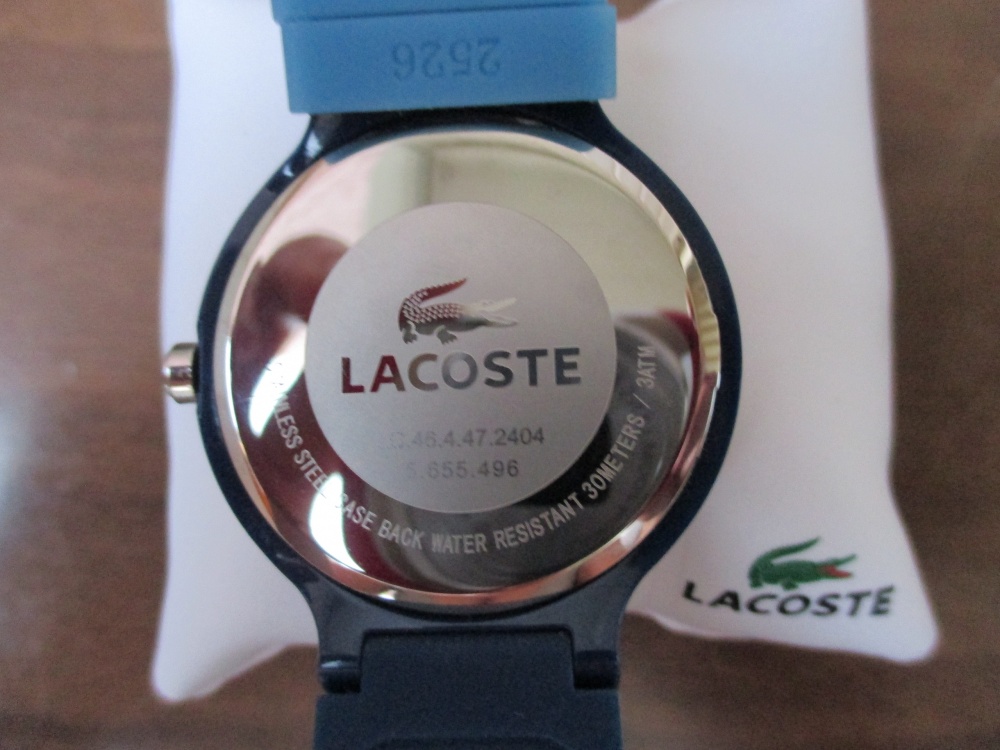 Крупные часы Lacoste