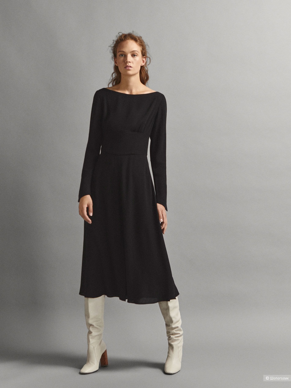Не открывать дубль Шерстяное платье LIMITED Massimo Dutti евро 36