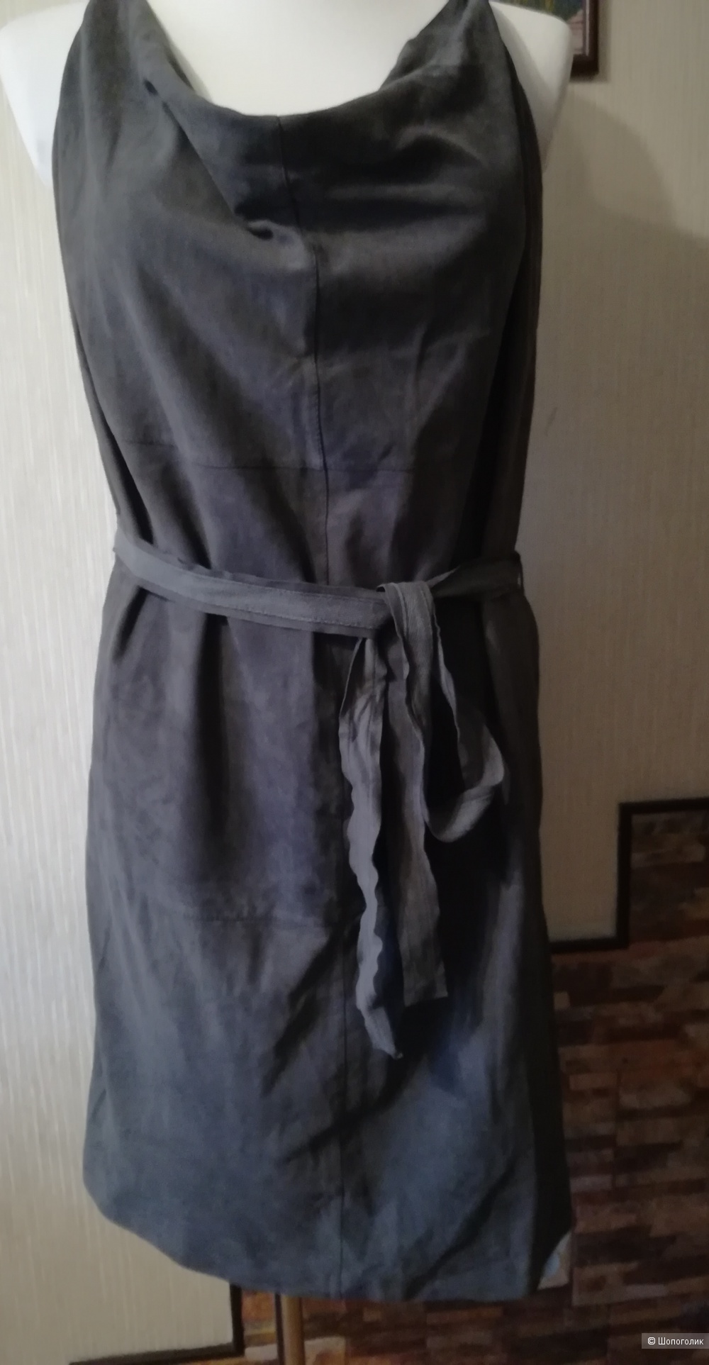 Замшевое платье Kookai, размер Оверсайз