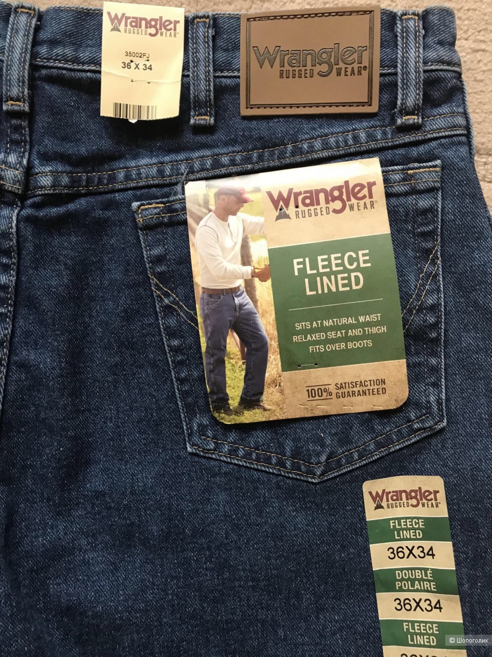 Мужские джинсы Wrangler — купить в интернет-магазине Ламода