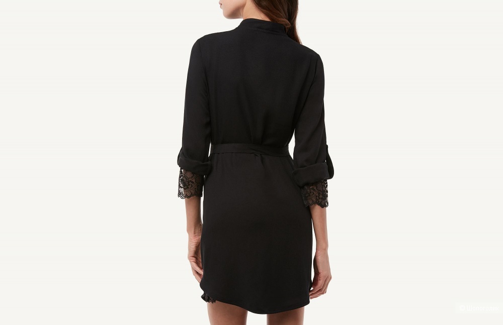 Черное платье-рубашка Intimissimi  р. S