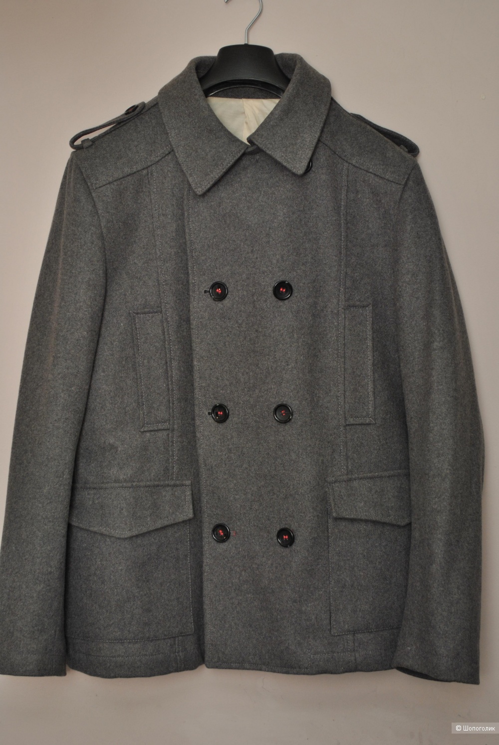 Шерстяное двубортные пальто manuel ritz 54It