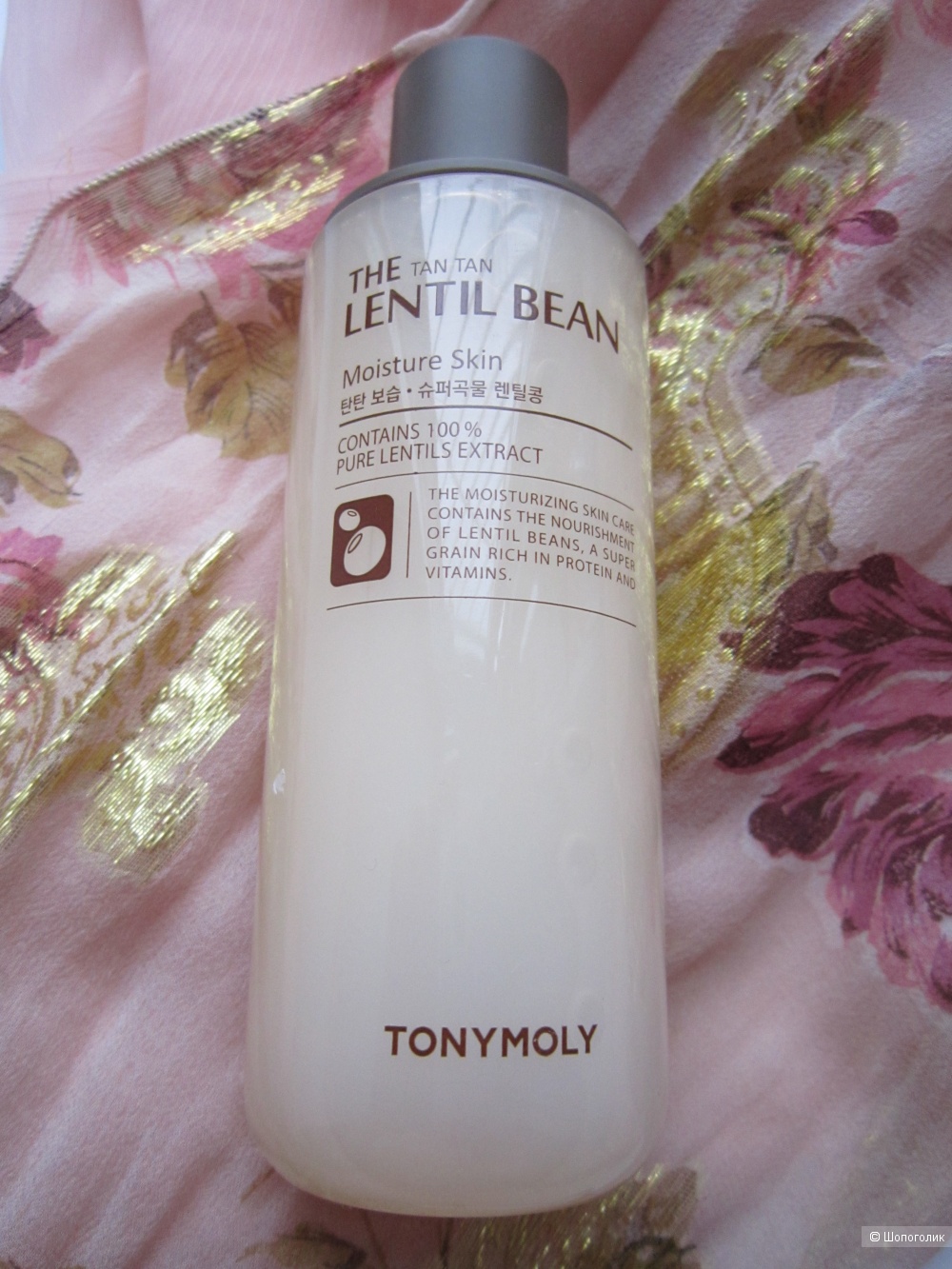 Увлажняющий тонер с экстрактом чечевицы Tony Moly The Tan Tan Lentil Bean Moisture Skin, 180 мл