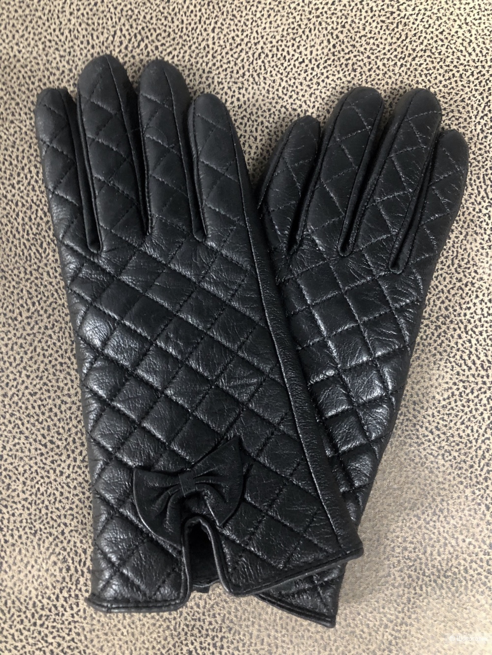 Кожаные перчатки, размер 6,5-7.