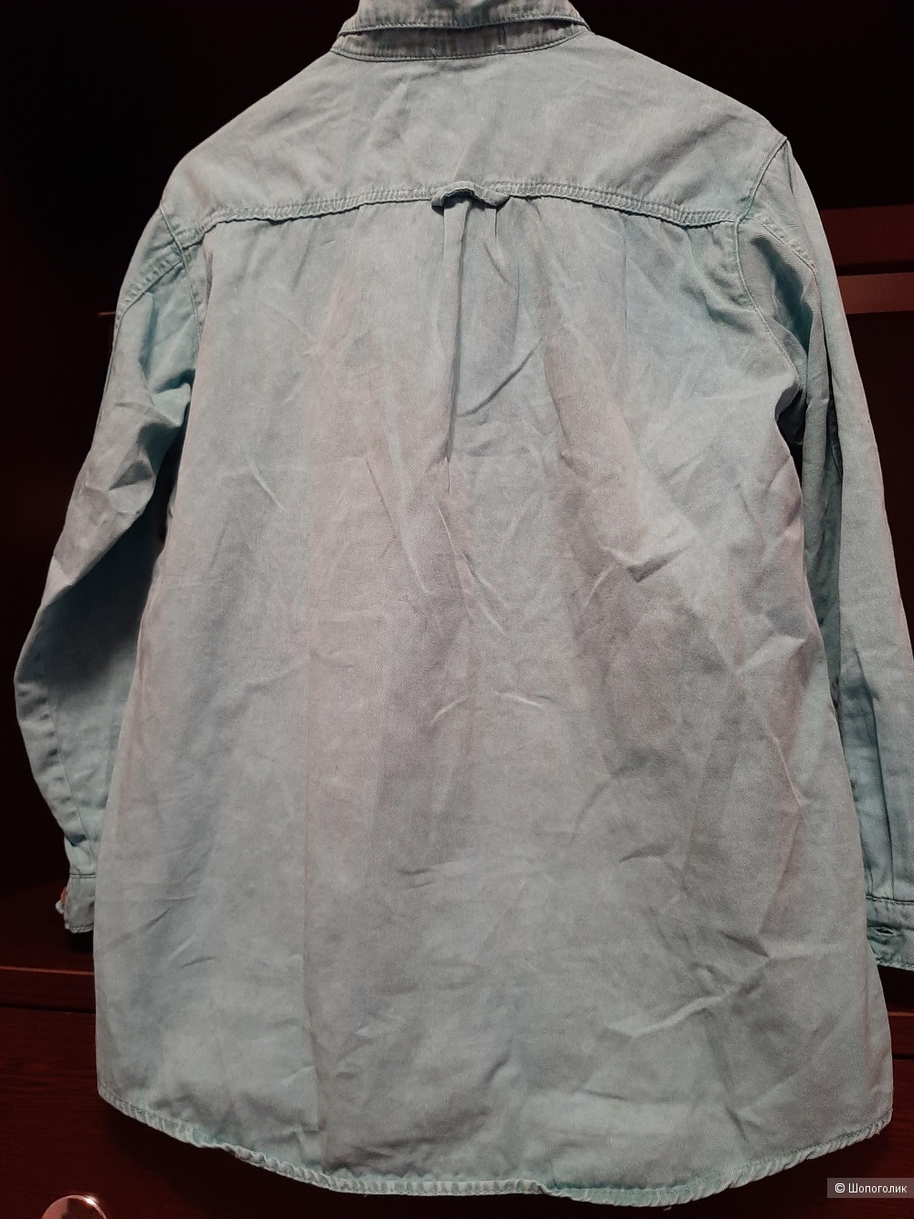 Джинсовая рубашка Boohoo, 8 UK