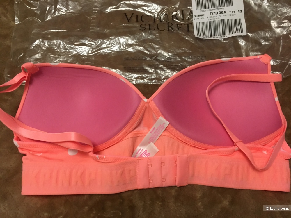 Бюстгальтер, Victoria's Secret (Pink), 36А