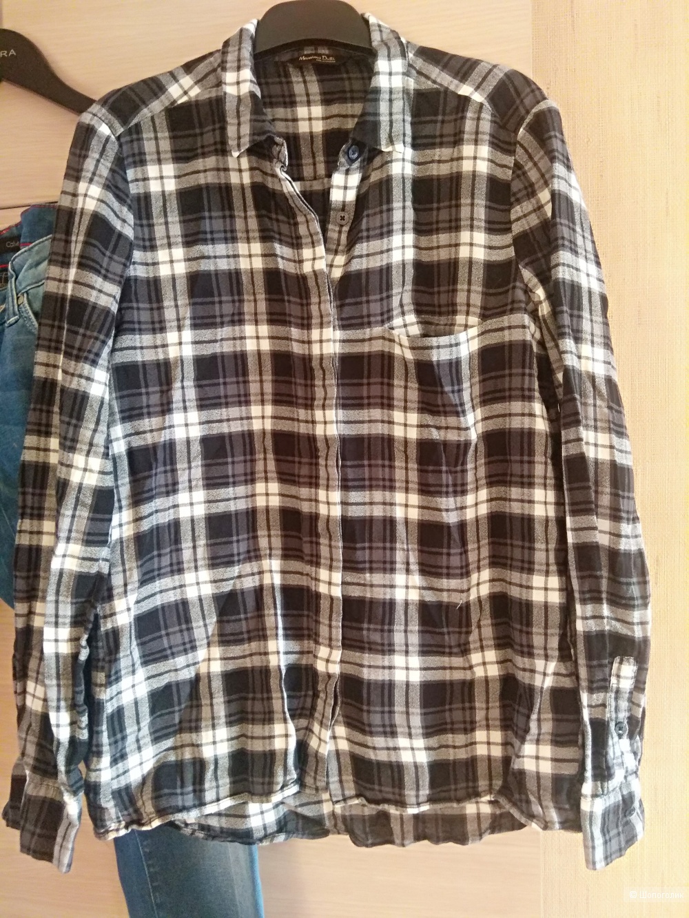 Комплект: джинсы Calvin Klein и рубашка Massimo Dutti, размер s(42,44)