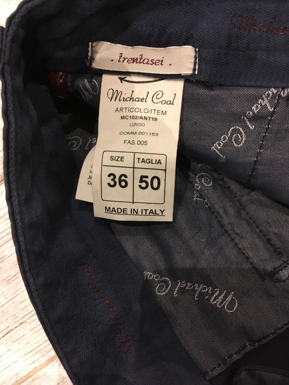 Брюки Michael Coal, размер 48-50.