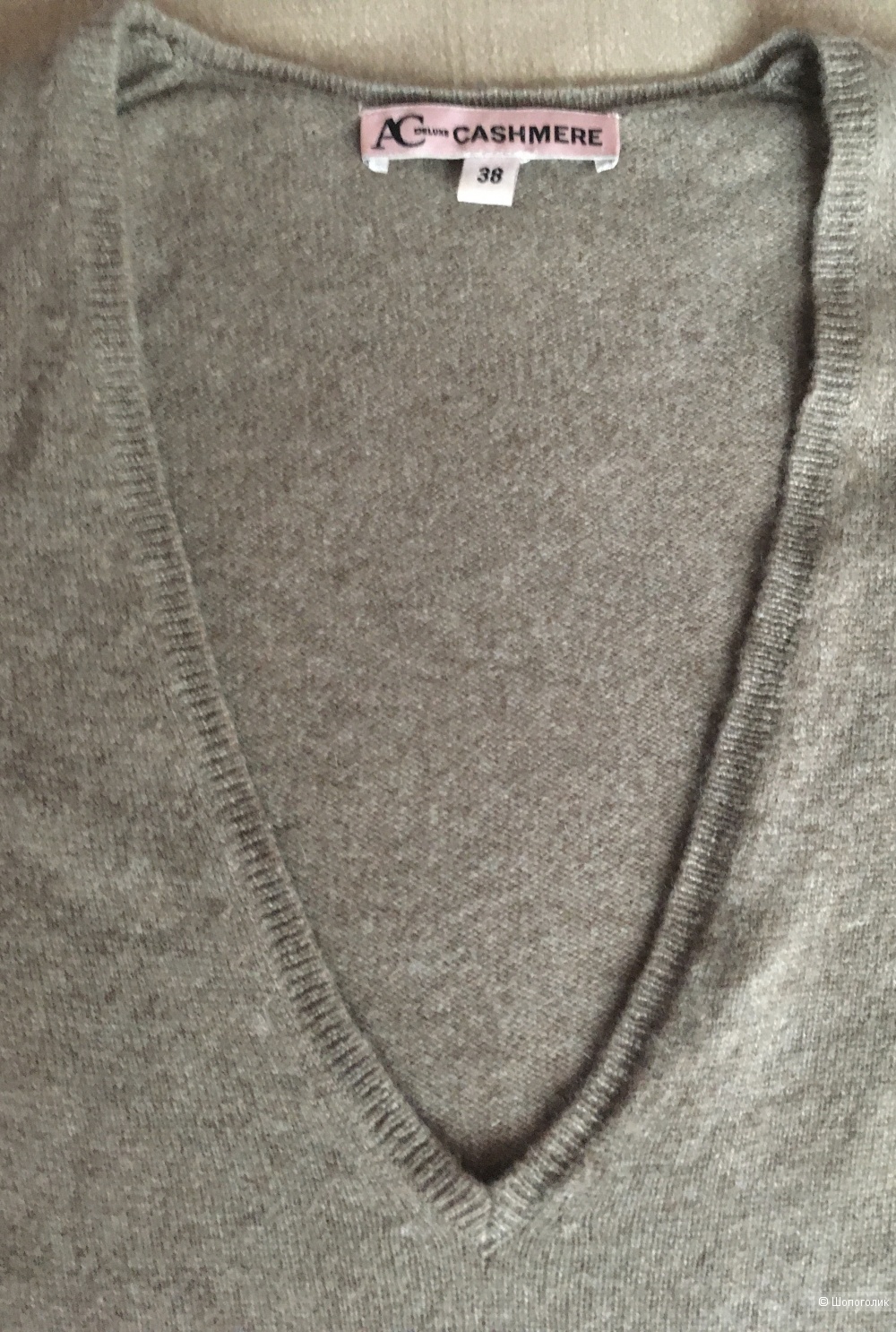 Кашемировый свитер пуловер AC Cashmere, размер S 42-44