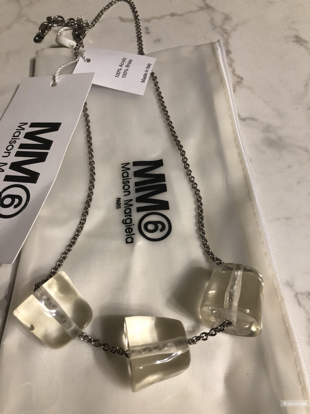 MM6 Maison Margiela , ожерелье  67 см