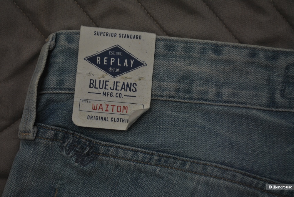 Джинсы Replay Regular Slim размер 31/34