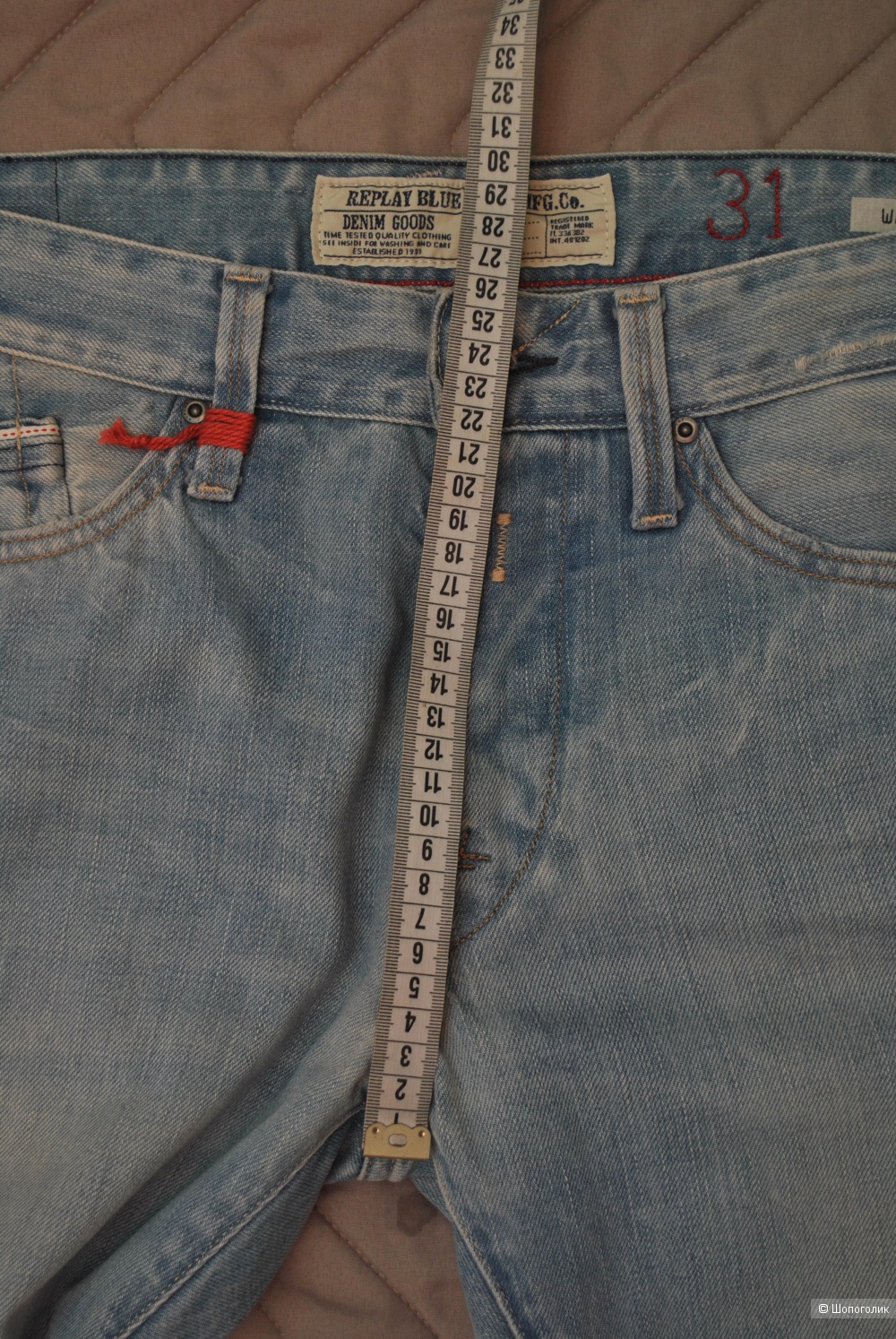 Джинсы Replay Regular Slim размер 31/34