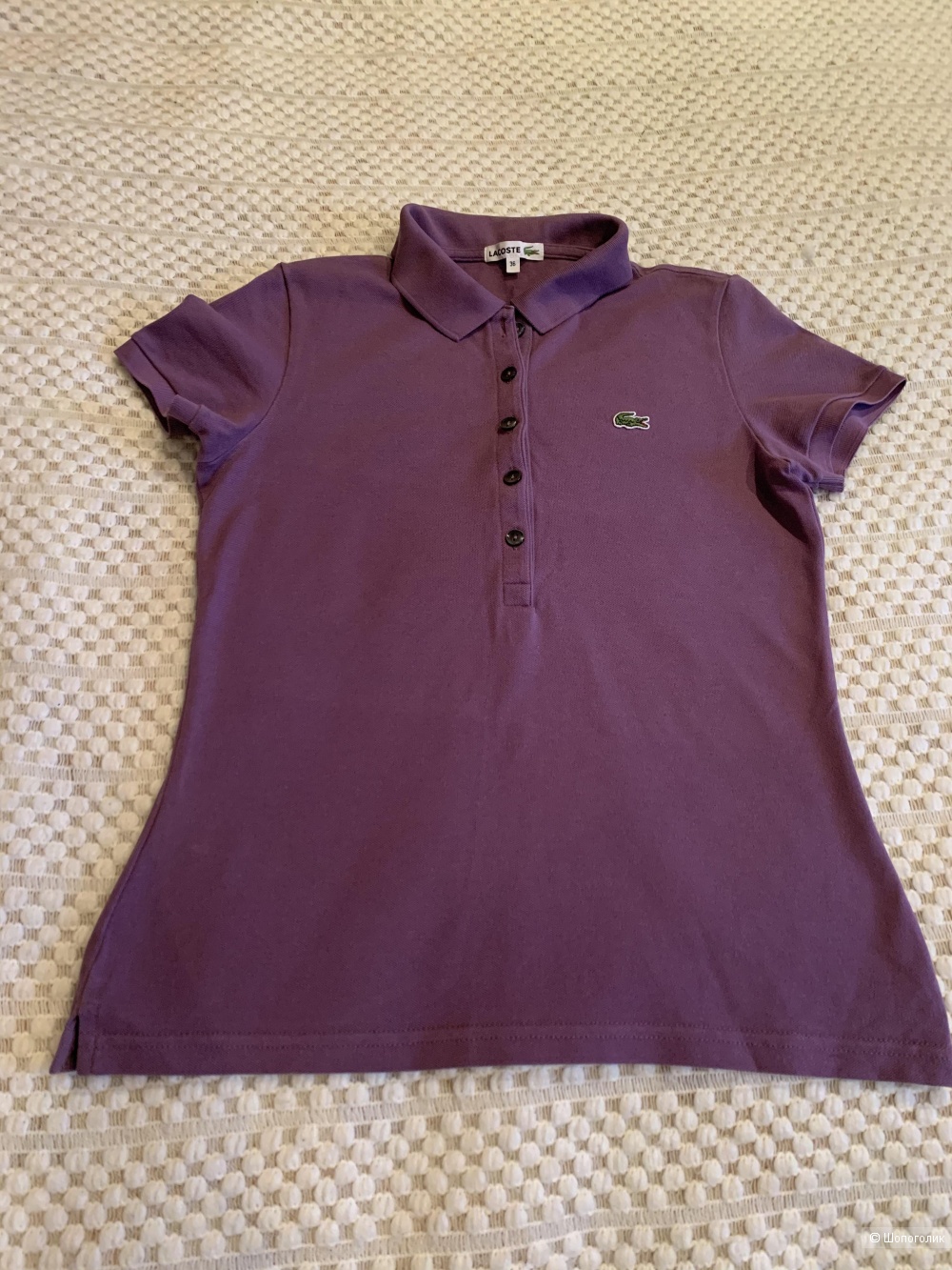 Поло LACOSTE, размер 36 ( на бирке)