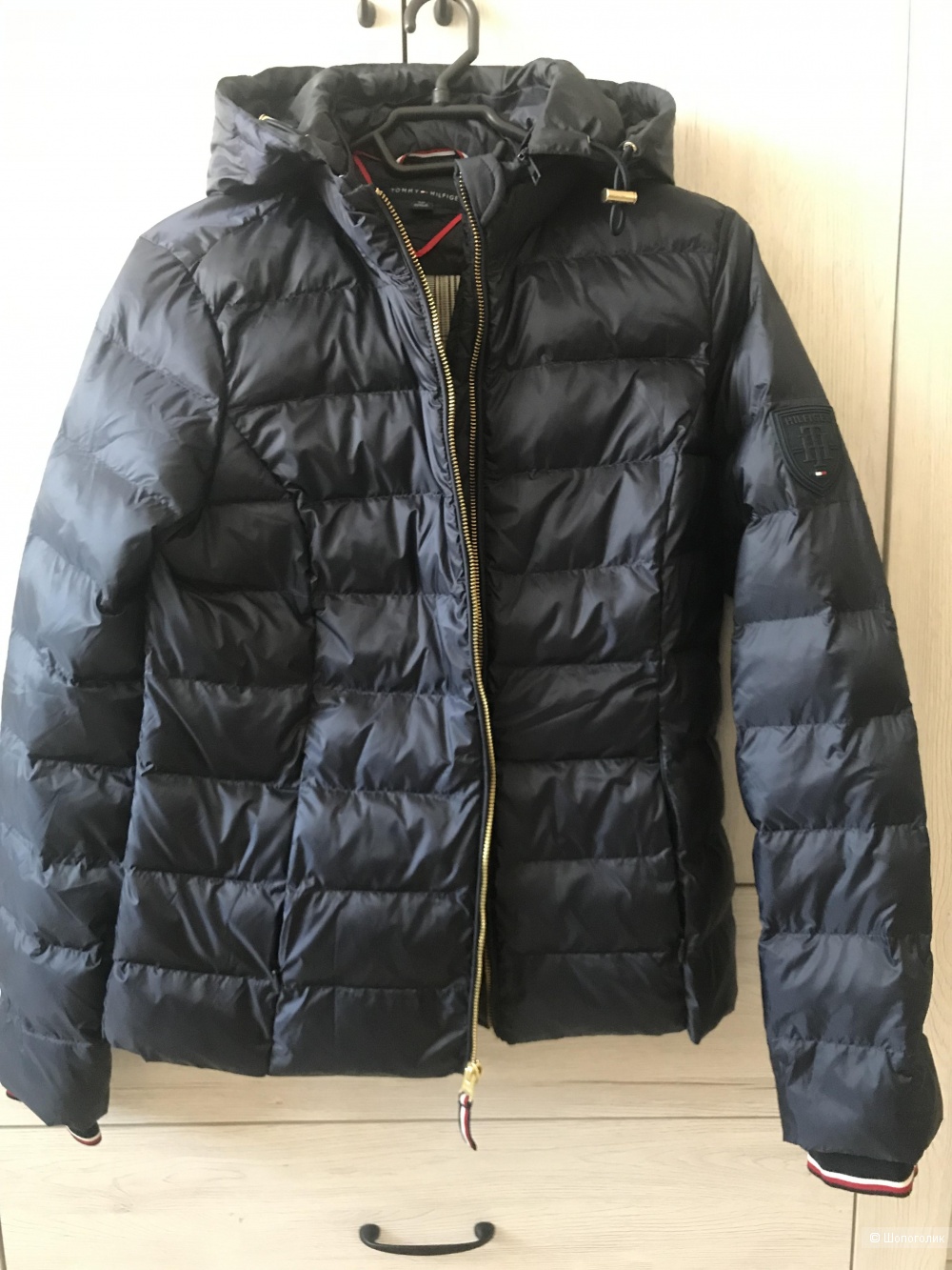 Куртка Tommy Hilfiger женская , размер s на 44 темно синяя