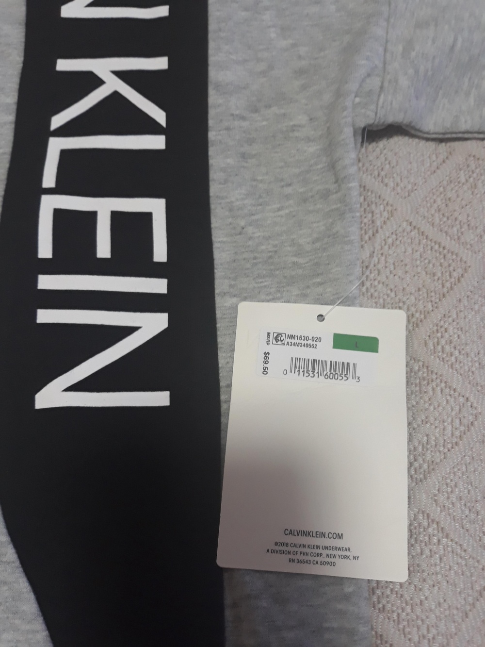 Кофта-худи с капюшоном, Calvin Klein, размер L (52)