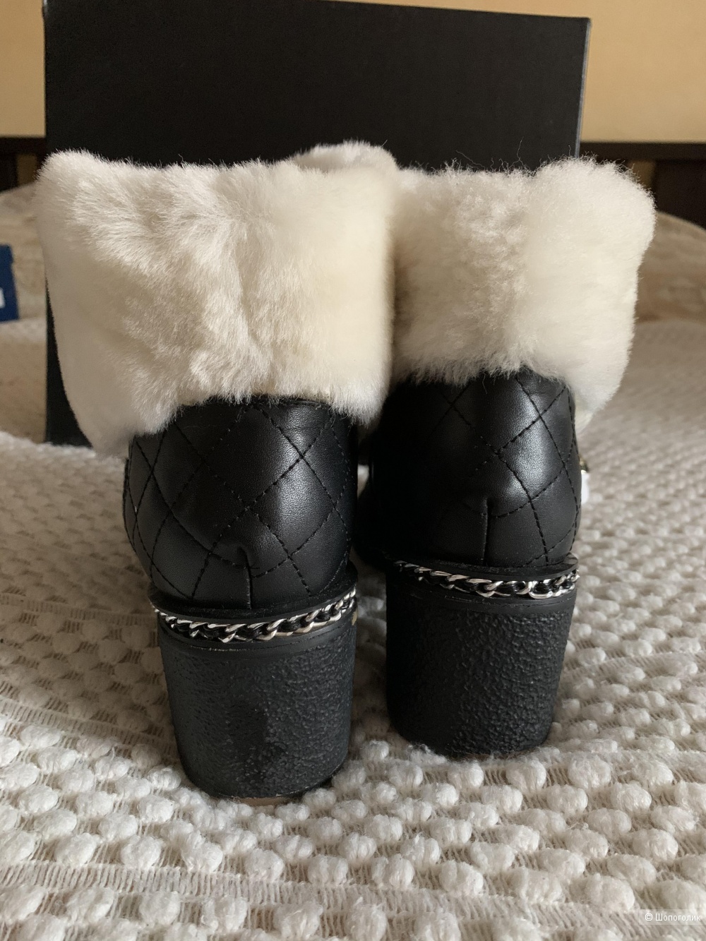 Зимние сапожки Chanel, размер 39