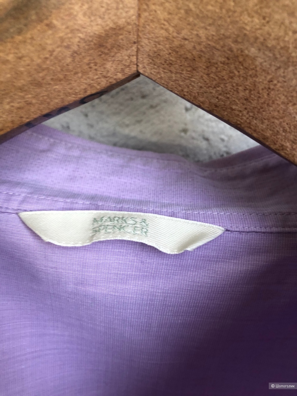 Сиреневая блузка Marks & Spencer размер 14 ( на 46-48 )