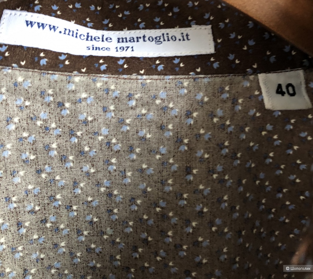 Рубашка от бренда  MICHEAL MARTOGLIO размер 40 ( на 42-44)