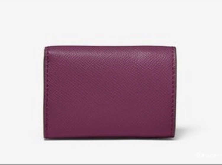 Мини кошелёк Michael Kors Small Crossgrain Leather Tri-Fold Envelope Wallet