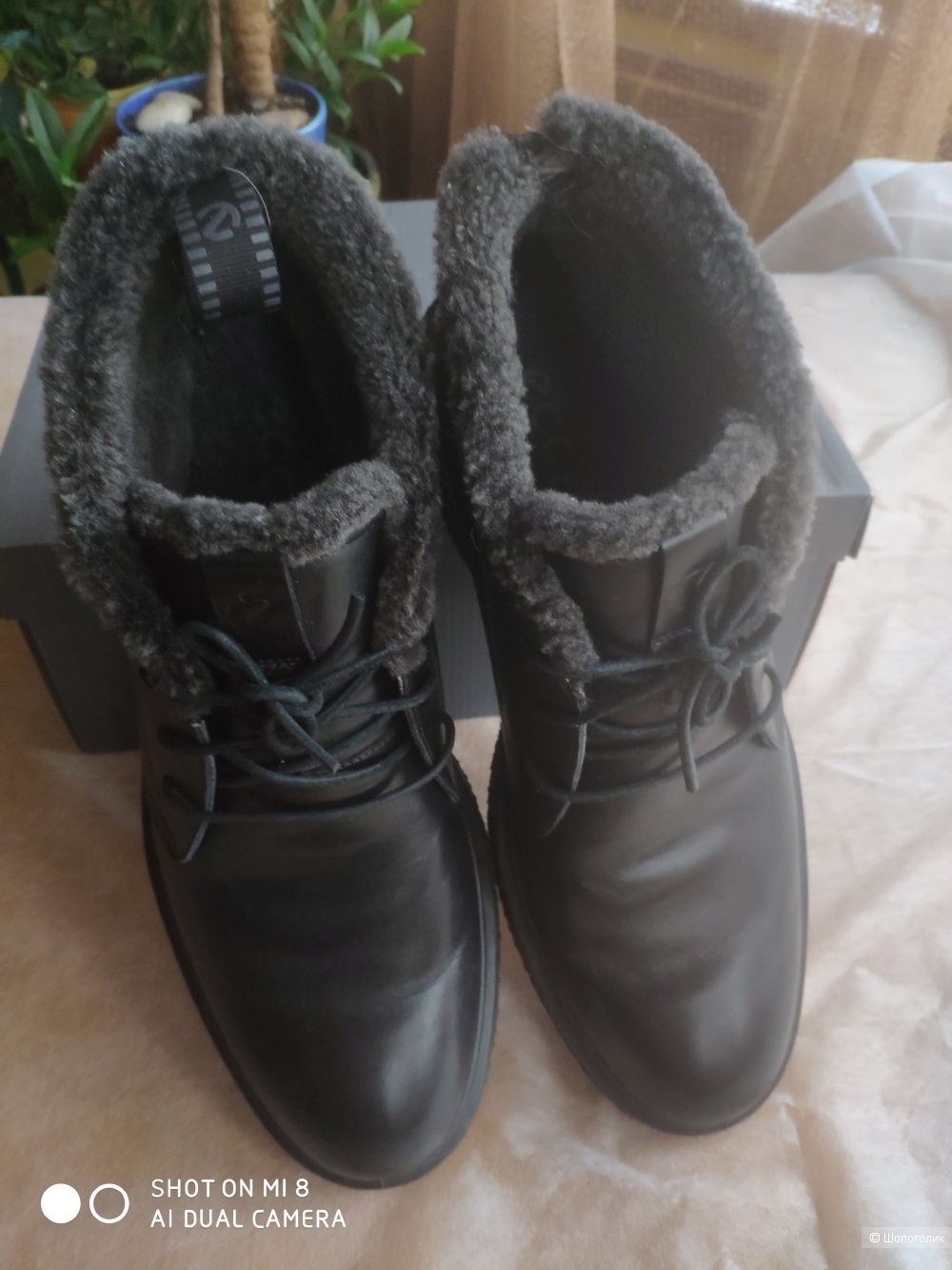 Мужские зимние ботинки Ecco 47 размер.