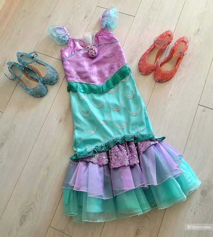 Платье русалочка Ариэль Disney  115-125 см