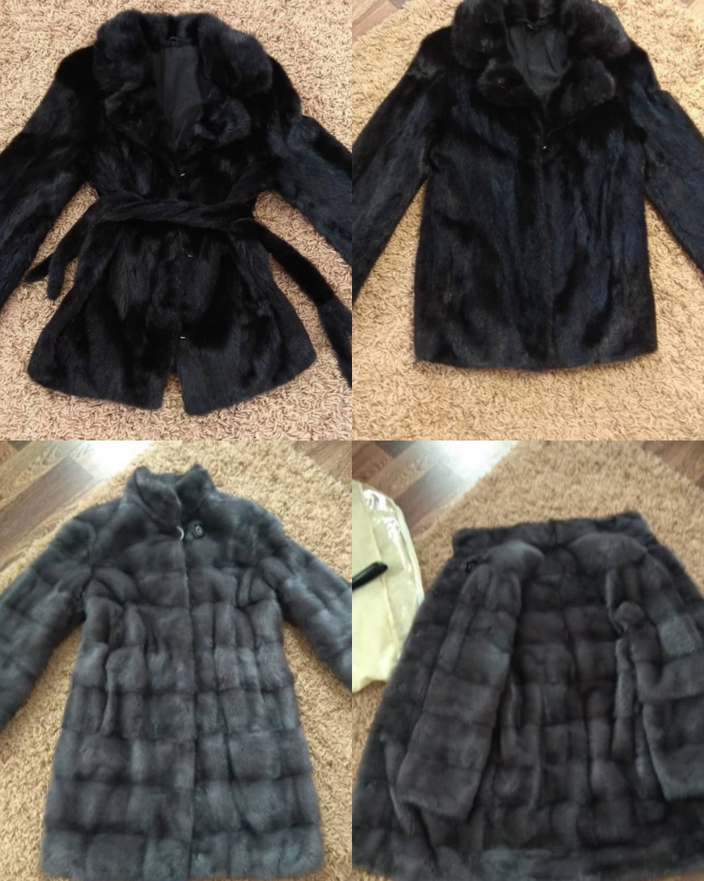Норковые шубы Pixiubao Alliance furs размер xs -s