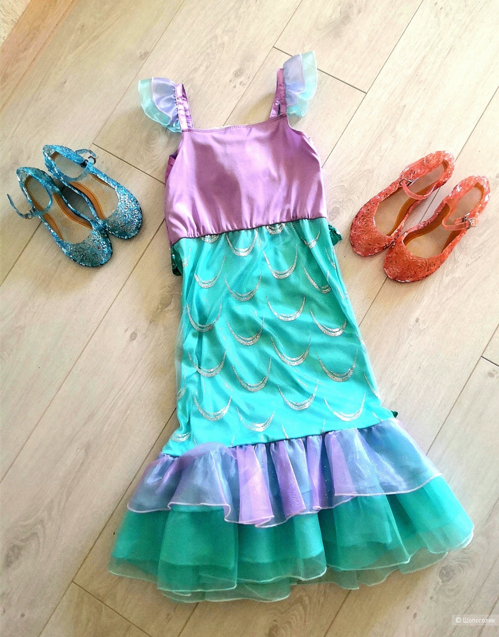 Платье русалочка Ариэль Disney  115-125 см