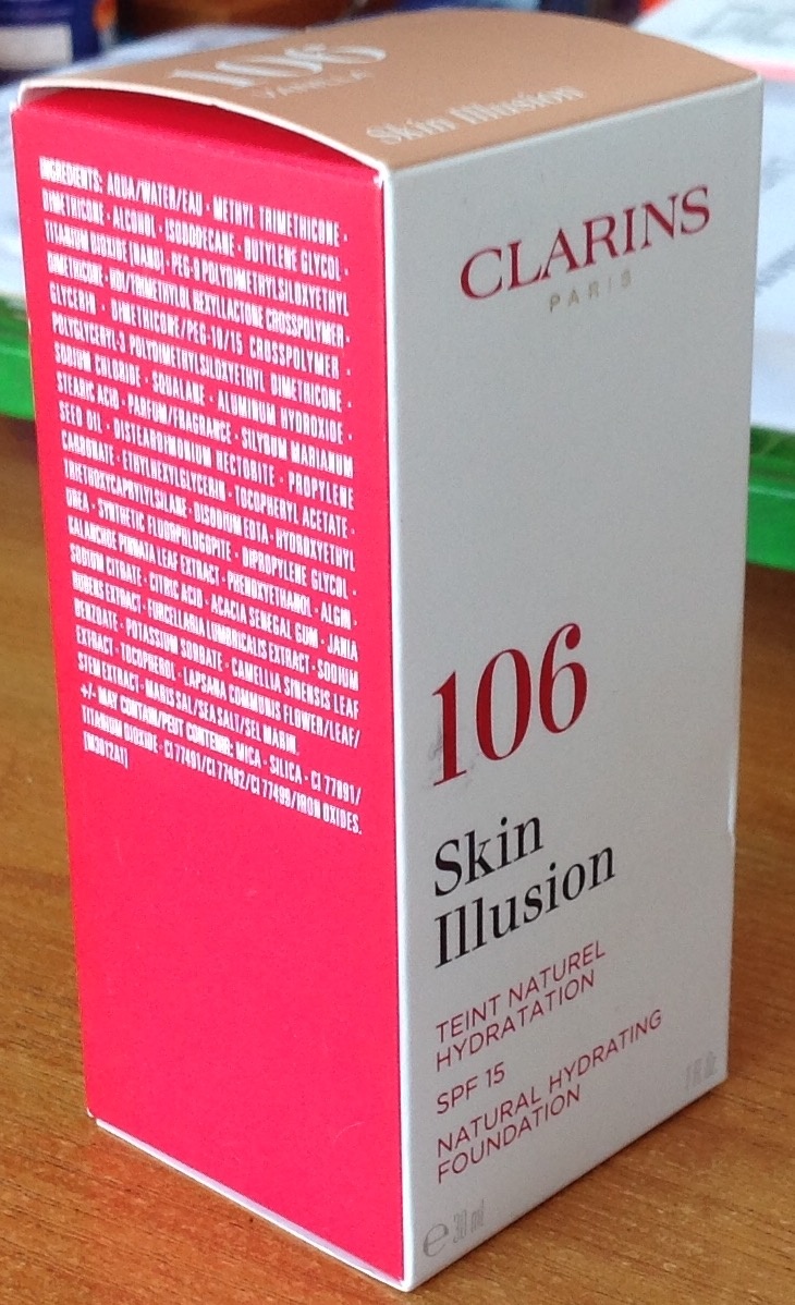 Увлажняющий тональный крем Skin Illusion SPF 15, Clarins. 30 мл.