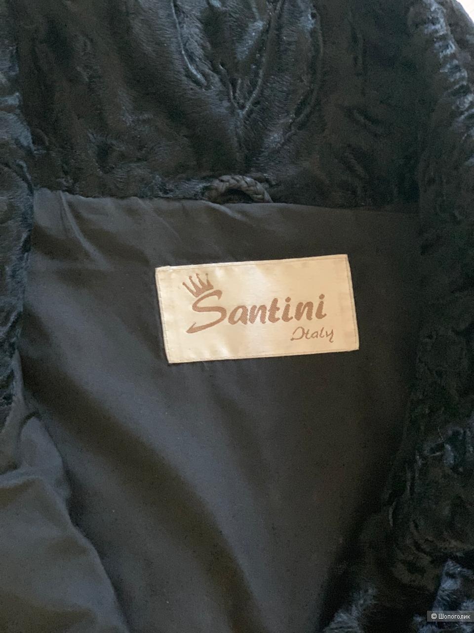 Меховое пальто Santini, размер 36 it.