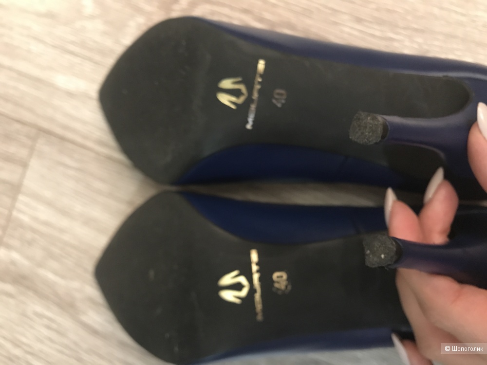 Туфли синие Mourtzi, 39 размер