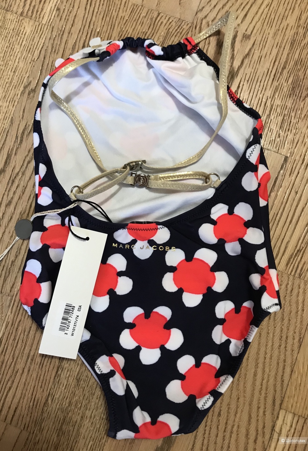 Купальник для девочки Little Marc Jacobs, 3 года