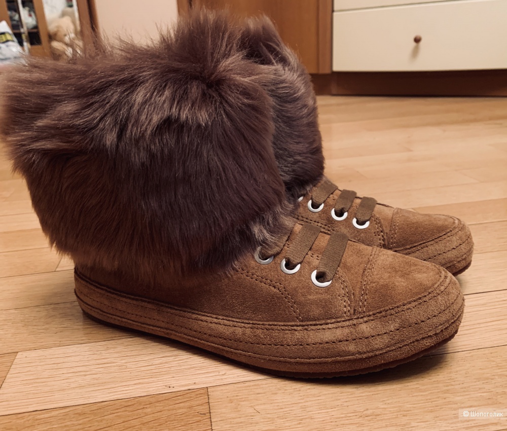 Кеды с мехом Ugg Antoine Fur 7,5 (37,5 - 38)