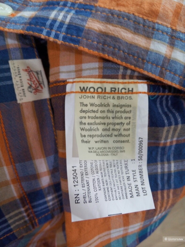Рубашка Woolrich, размер М.