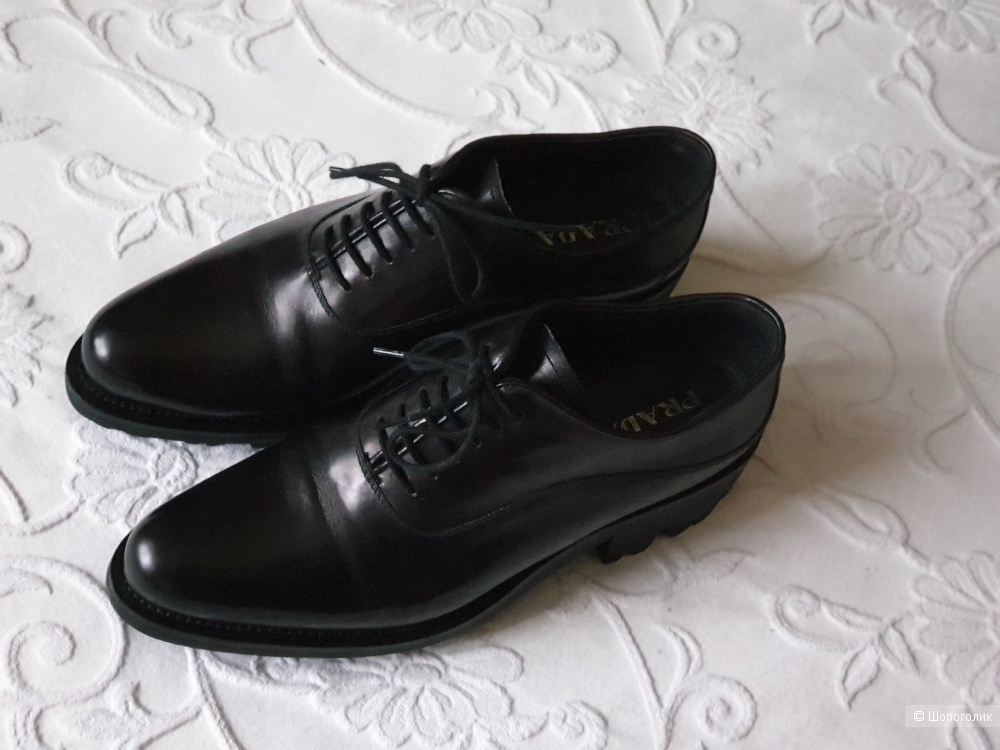 Туфли на шнуровке Prada, 38,5