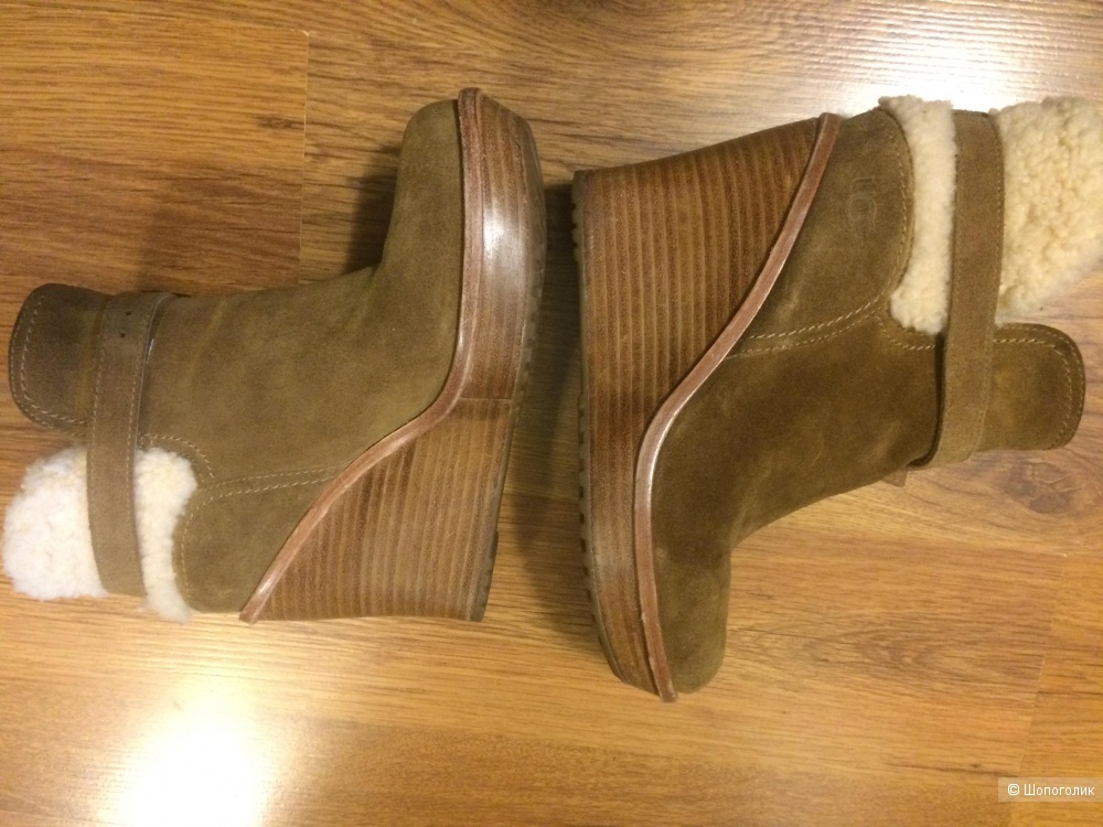 Ботильоны угги UGG на танкетке 36,5 - 37