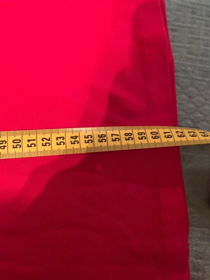 Поло рубашка Lacoste красное размер M-L