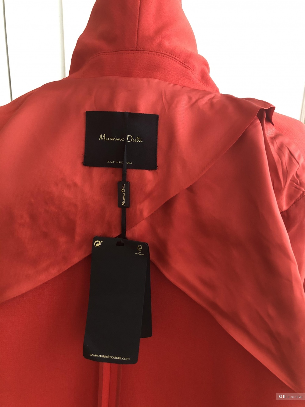 Легкое пальто Massimo Dutti размер L