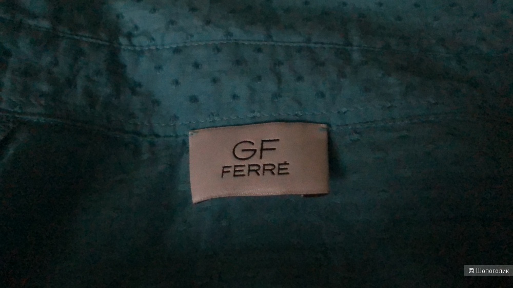 Шелковая рубашка Ferre, р.46.