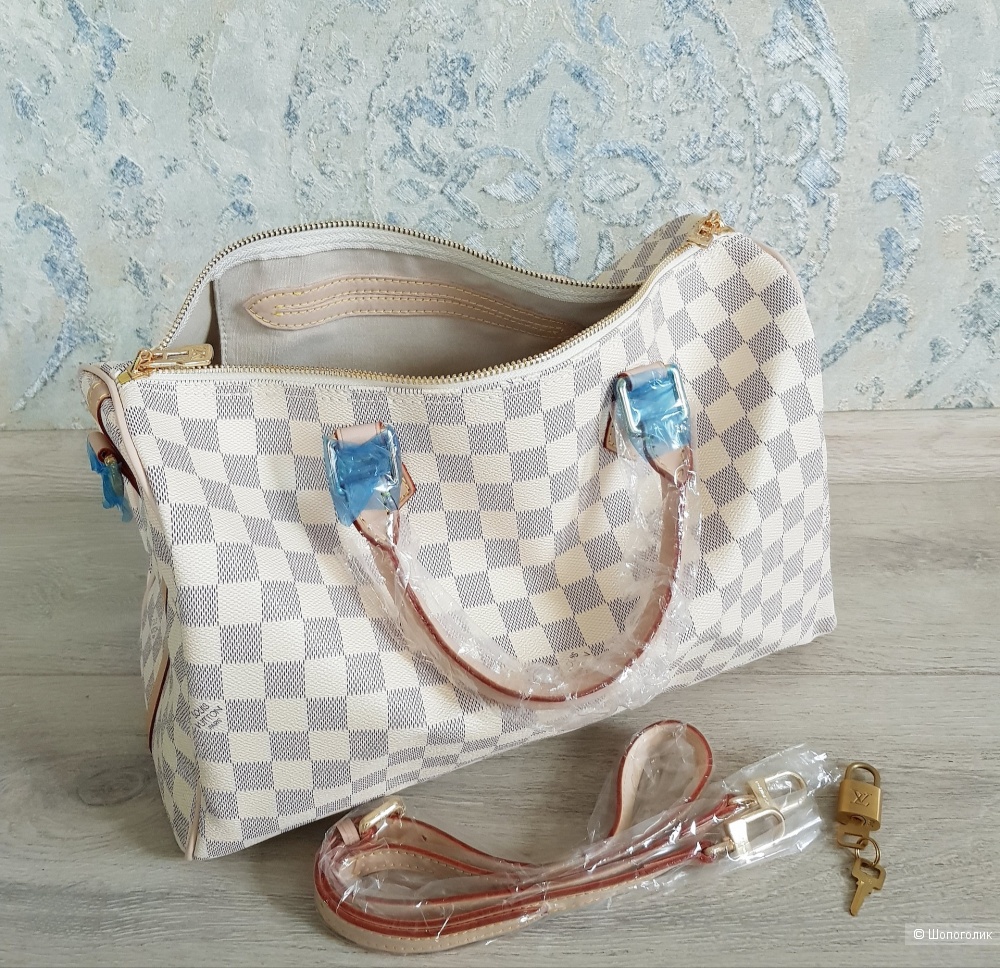 Сумка Louis Vuitton Speedy 35 Damier Azur (светлые шашки), в магазине  Другой магазин — на Шопоголик