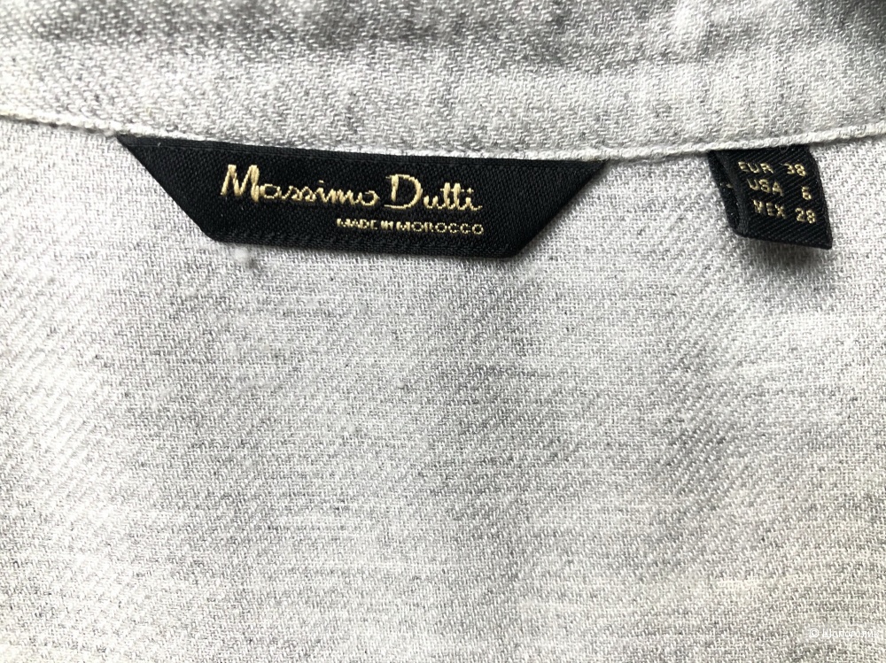 Рубашка лен Massimo Dutti р-р S (38)