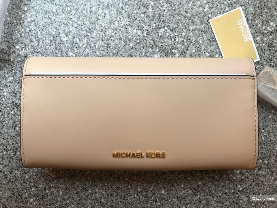 Клатч MICHAEL MICHAEL KORS. Manhattan Large Viola Leather.