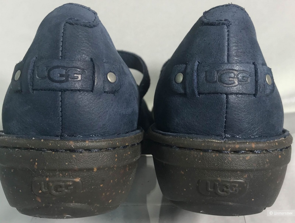 UGG Size US 11 EU 42  Blue Suede Mary Jane Flats