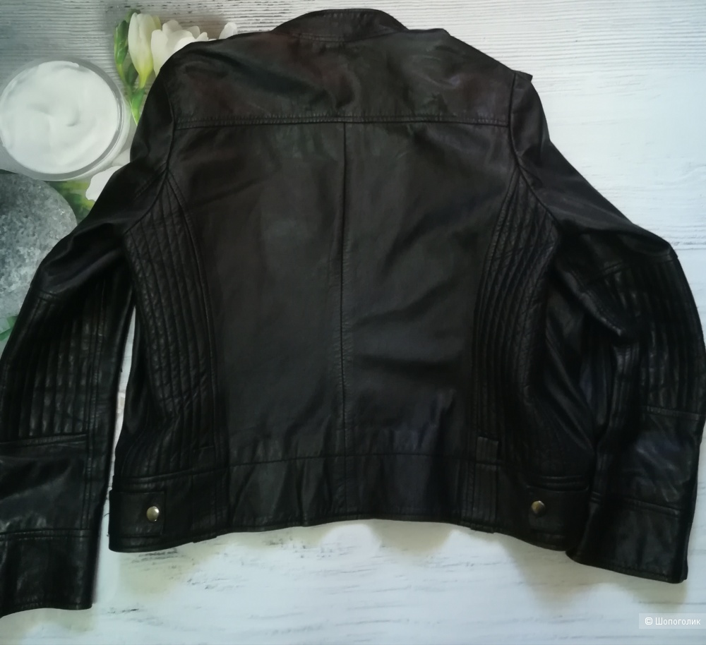 Кожаная куртка exclusive by Fara, размер 36 евр
