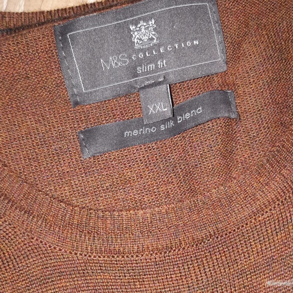 Новый мужской пуловер marks&spencer, размер xxl