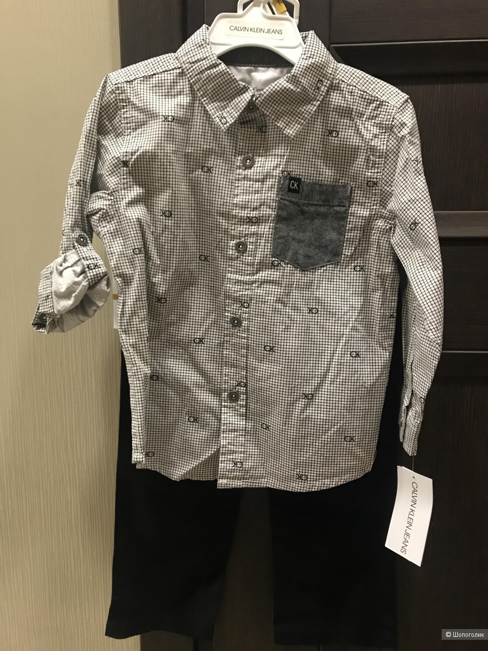 Брюки и рубашка Calvin Klein, размер 3 (98-104)