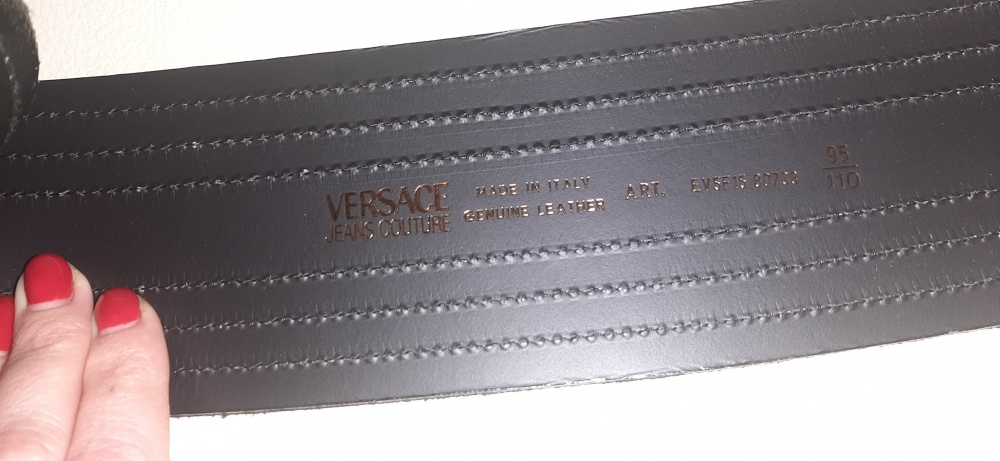 Кожаный ремень Versace Jeans couture, 95/100