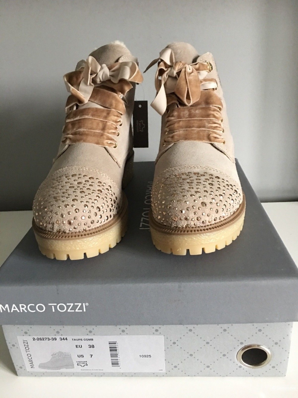 Зимние ботинки Marco Tozzi размер 38