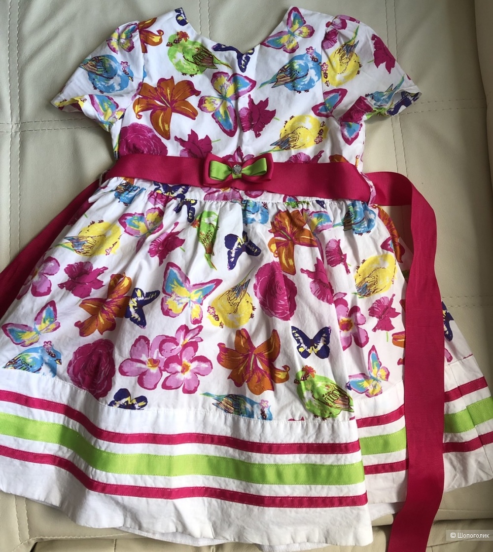 Платье на девочку, Фирма Долорес, 104-110  рост