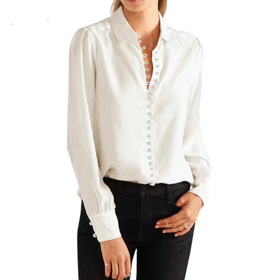 Белая блуза HM, 42-44 размер